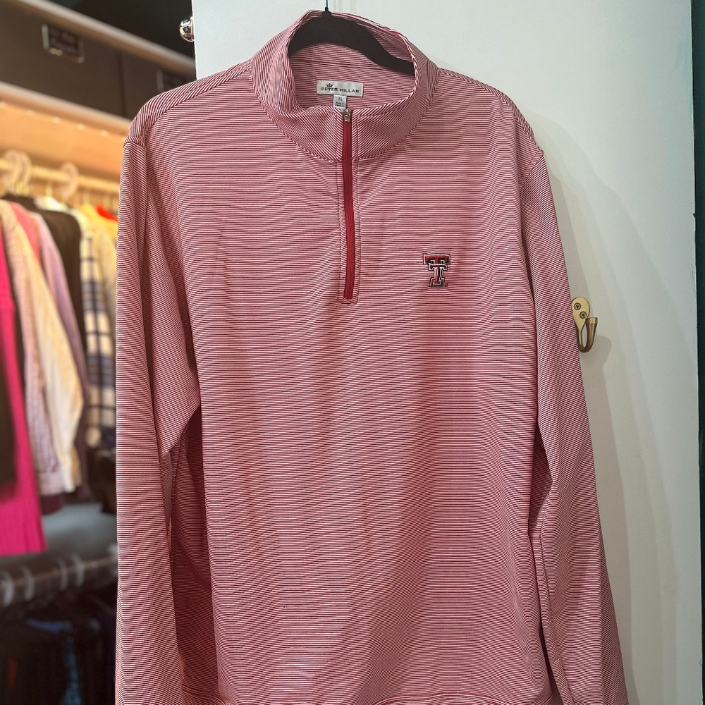 Peter Milar Texas Tech Pullover - XL